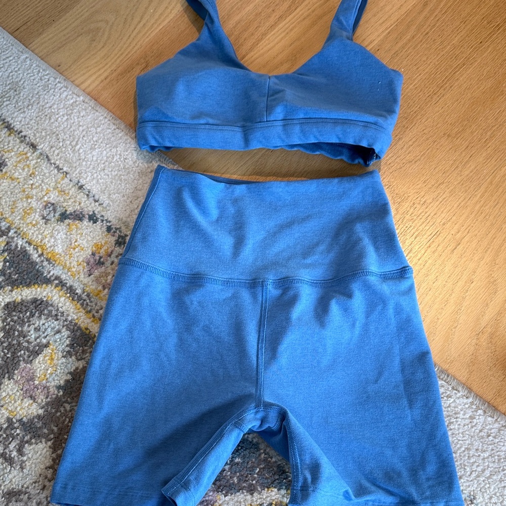 Beyond Yoga Blue Athletic Shorts